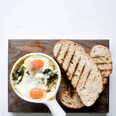 Baked Eggs Florentine