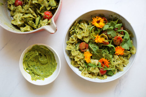 Avocado Pesto Pasta