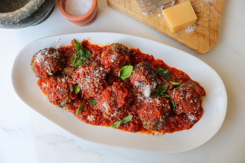 Easy Weekday Meatballs with Marinara