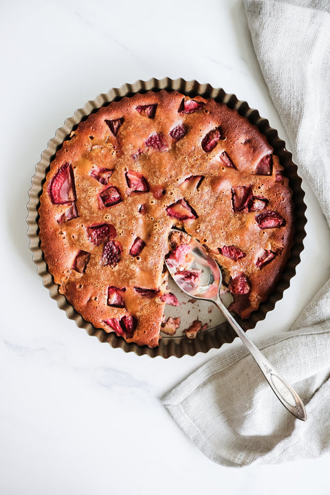 Strawberry Rhubarb Clafoutis