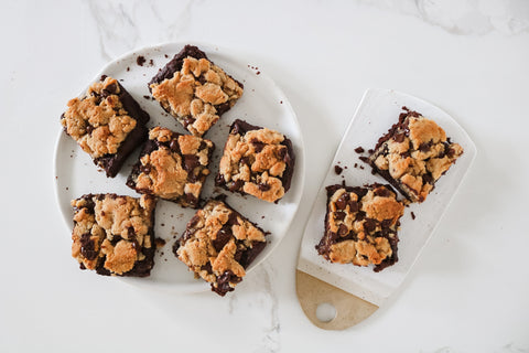 Cookie Dough Brownies (DF, GF)