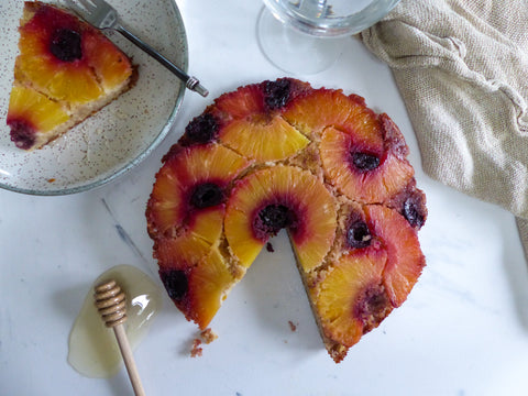 Pineapple upside down cake (Paleo & Vegan)