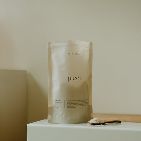 Canadian Made skincare bath soaks with magnesium and natural ingredients