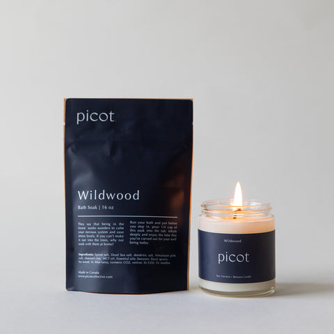 Bath Soak + Candle Gift Set