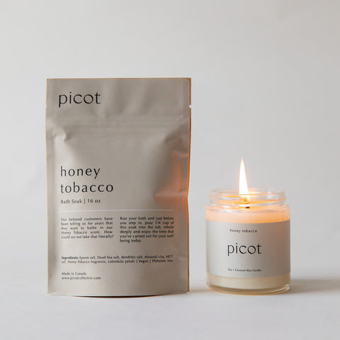 Bath Soak + Candle Gift Set