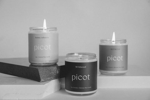 Picot Collective Products Honey Tobacco Candle