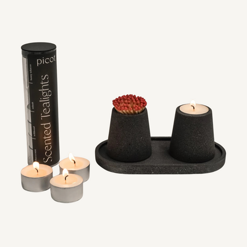 Candle and Matchstick Holder