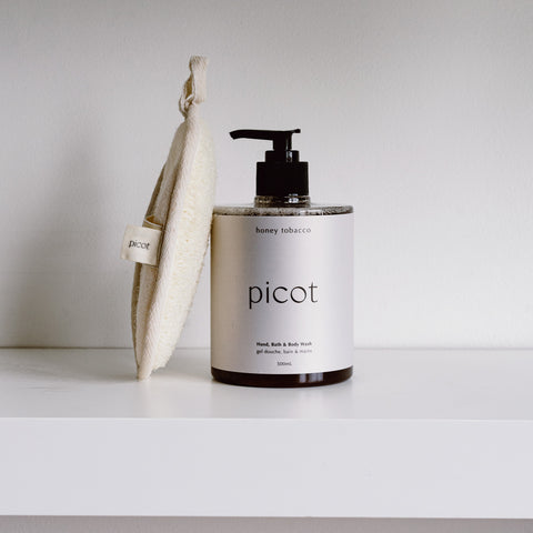 Natural Hemp and Cotton Loofah